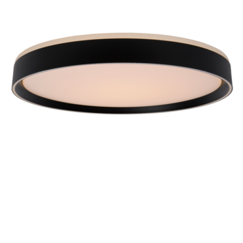 Lucide NURIA plafonnière Ø 50 cm LED dimb. 2700K 3 StepDim Zwart