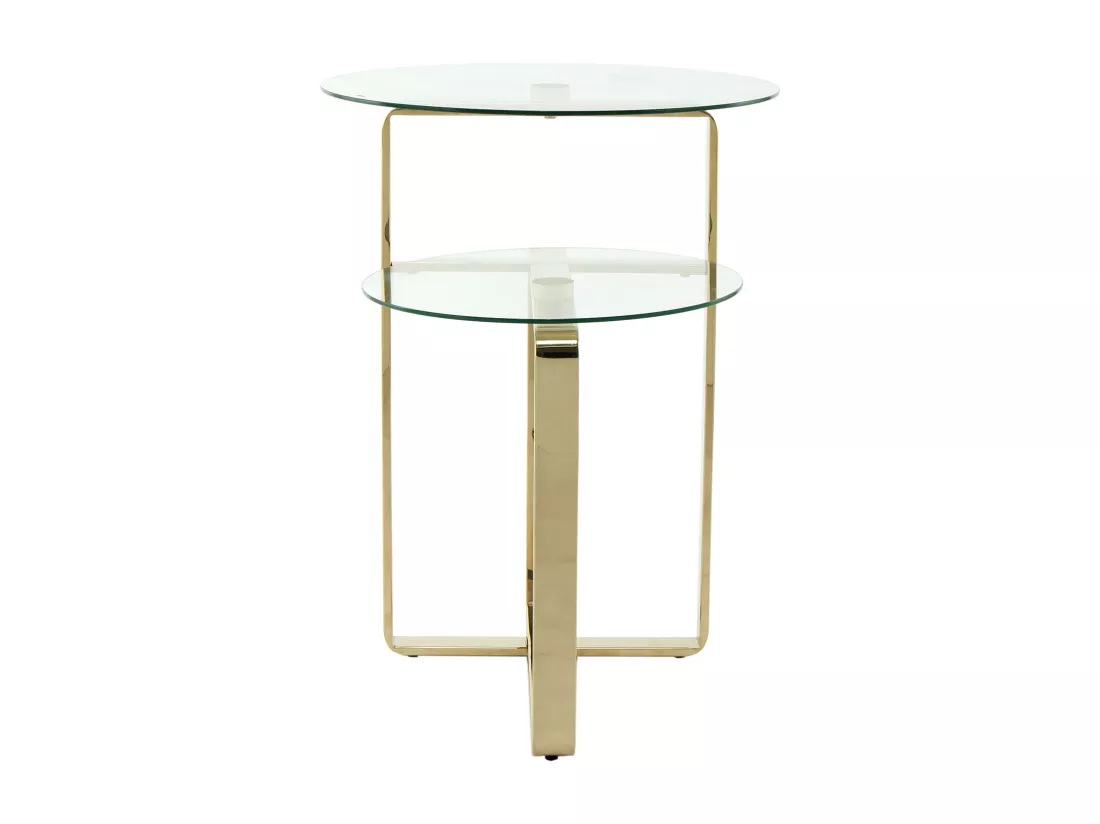Table d'Appoint 2 Plateaux Design 