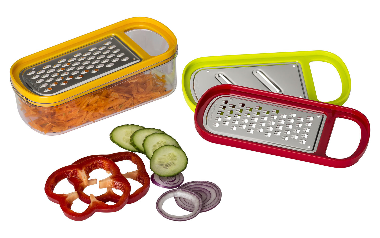 Metaltex Rap Box Reibe 3in1 farblich sortiert