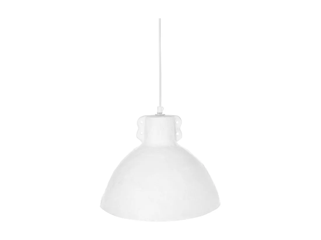 Lampe suspension MIGUELETE Papier-mâché Blanc