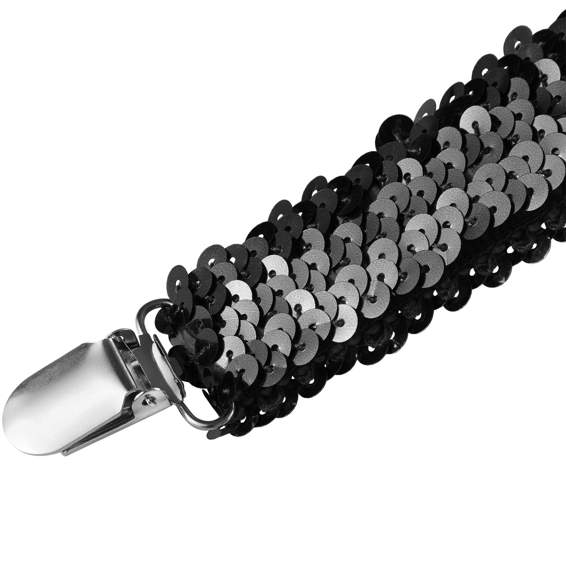 tectake® Pailletten-Hosenträger