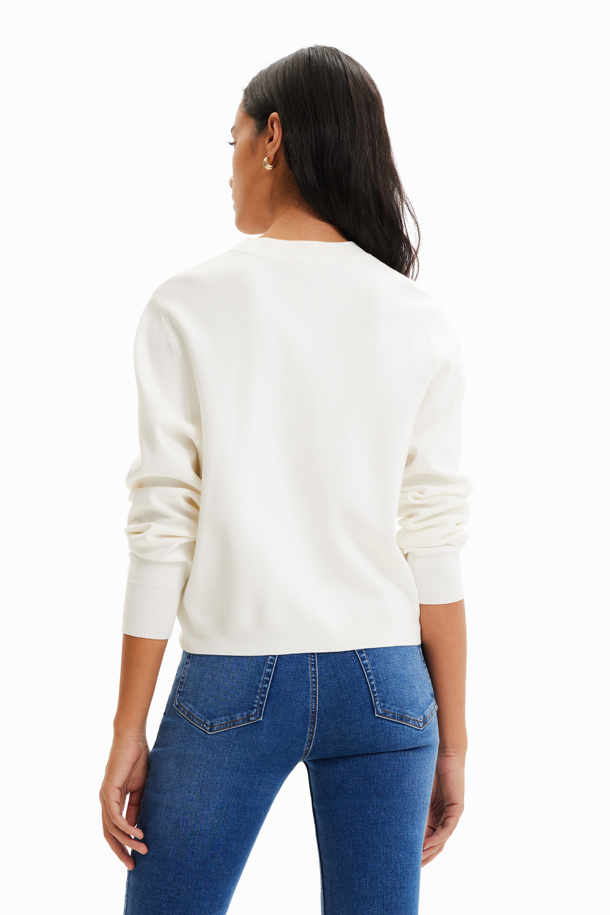 Pull broderie Mickey Mouse