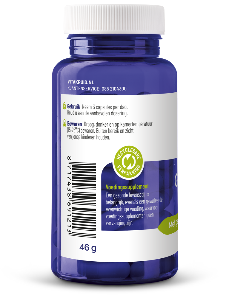 Vitakruid Groenlipmossel Extract & Ovomet Eierschaalmembraam (90 vega capsules)