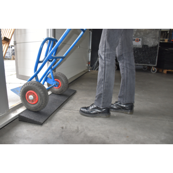 Oploopprofiel rubber 50x20 cm, dikte van 8 tot 43 mm - 2 stuks per pak