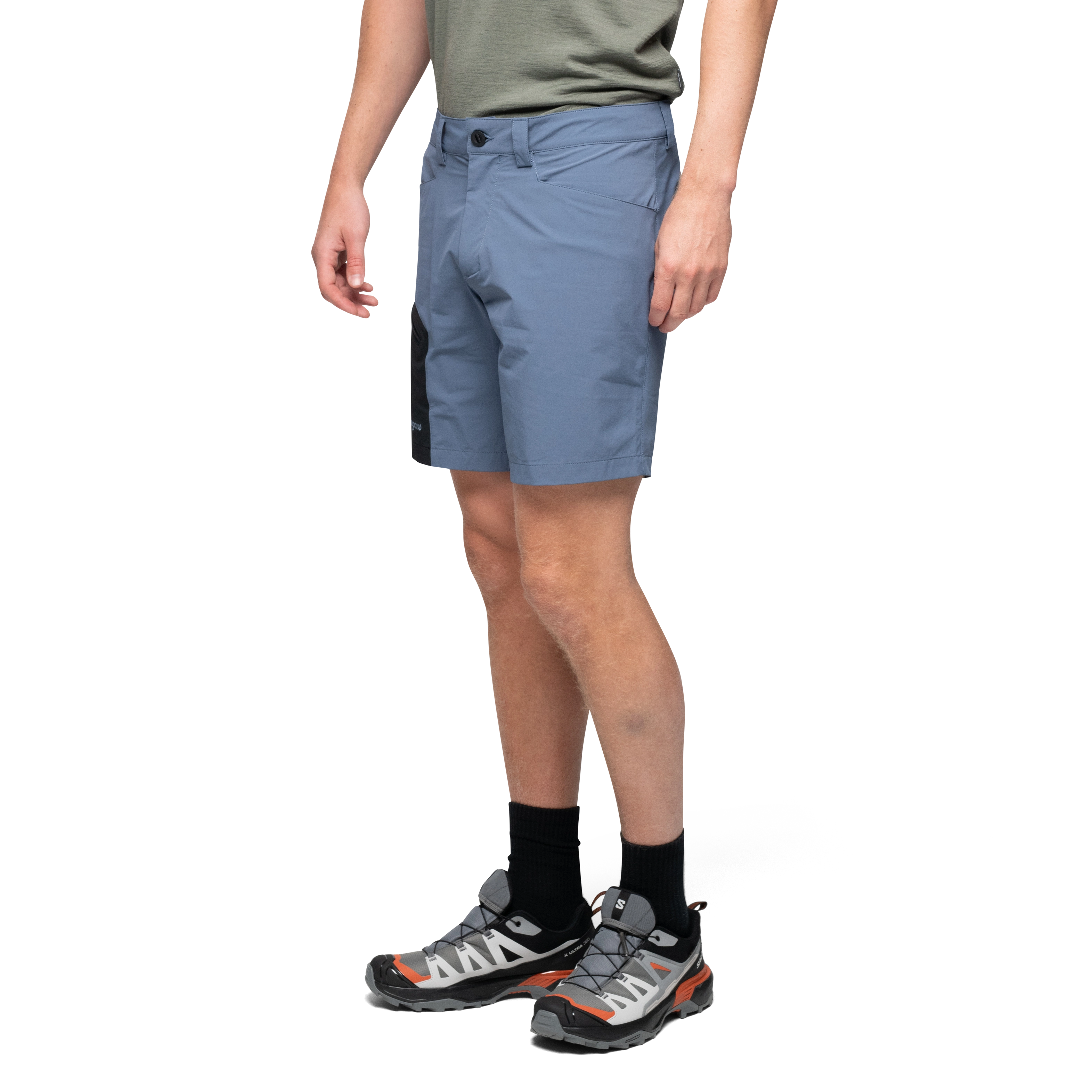 Vaagaa Light Softshell Shorts Men Granite Blue / Black