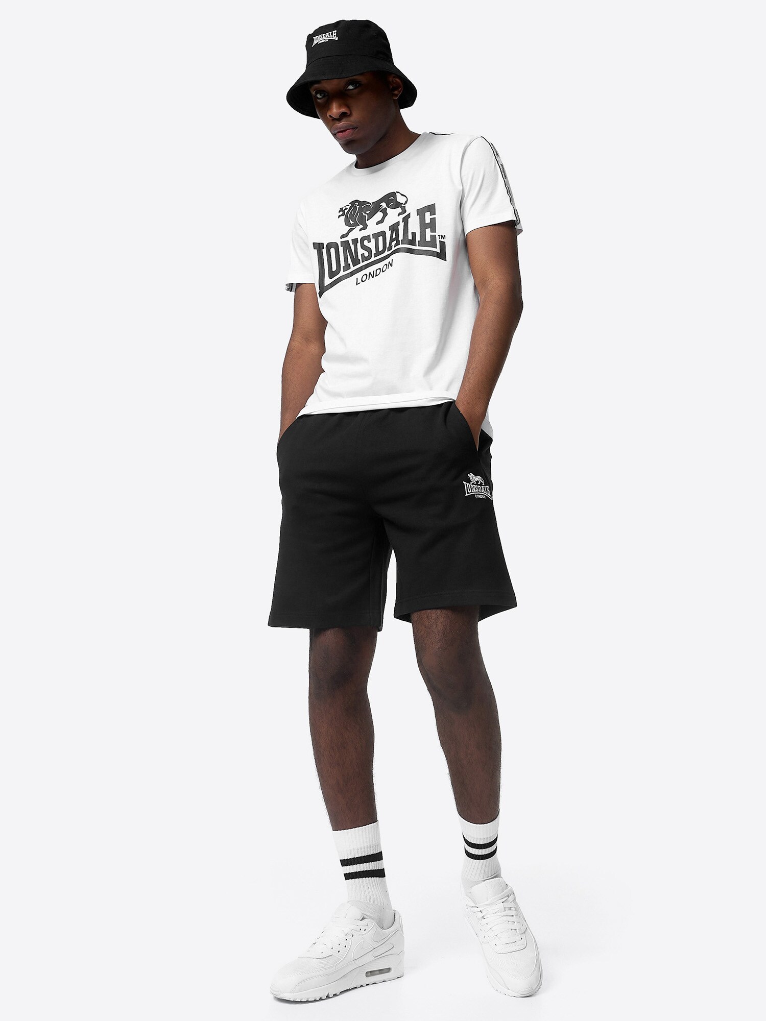 Lonsdale Herren T-Shirt normale Passform SHEVIOCK