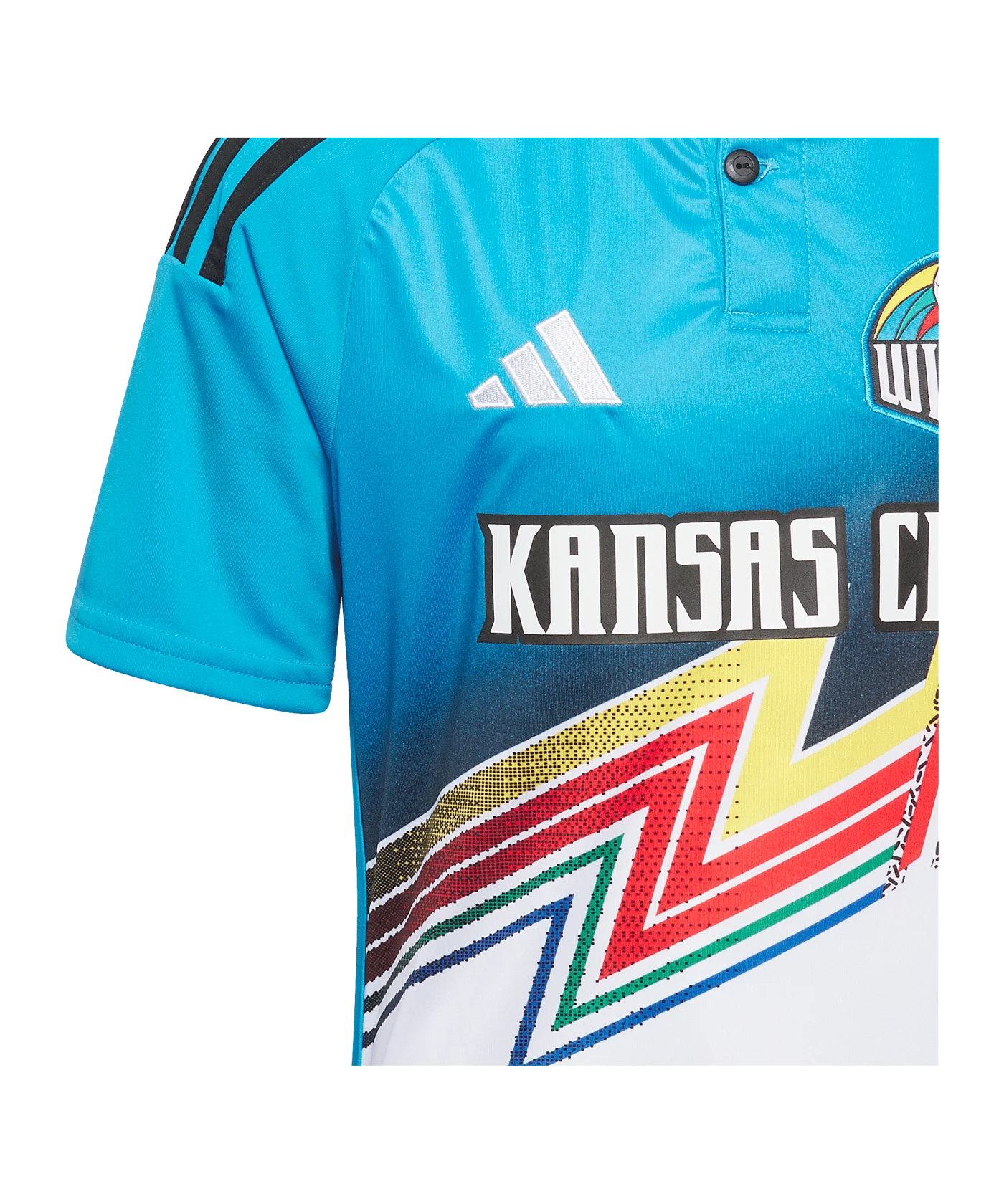 adidas Sporting Kansas City Trikot 3rd 2024 Kids Weiss