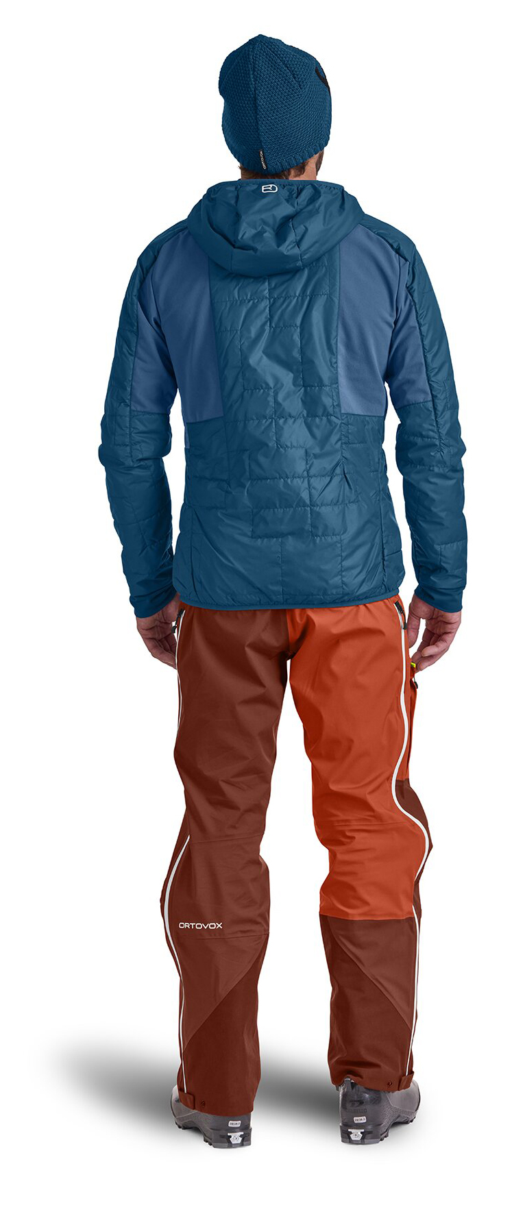 Swisswool Piz Boè Jacket Herre Petrol Blue