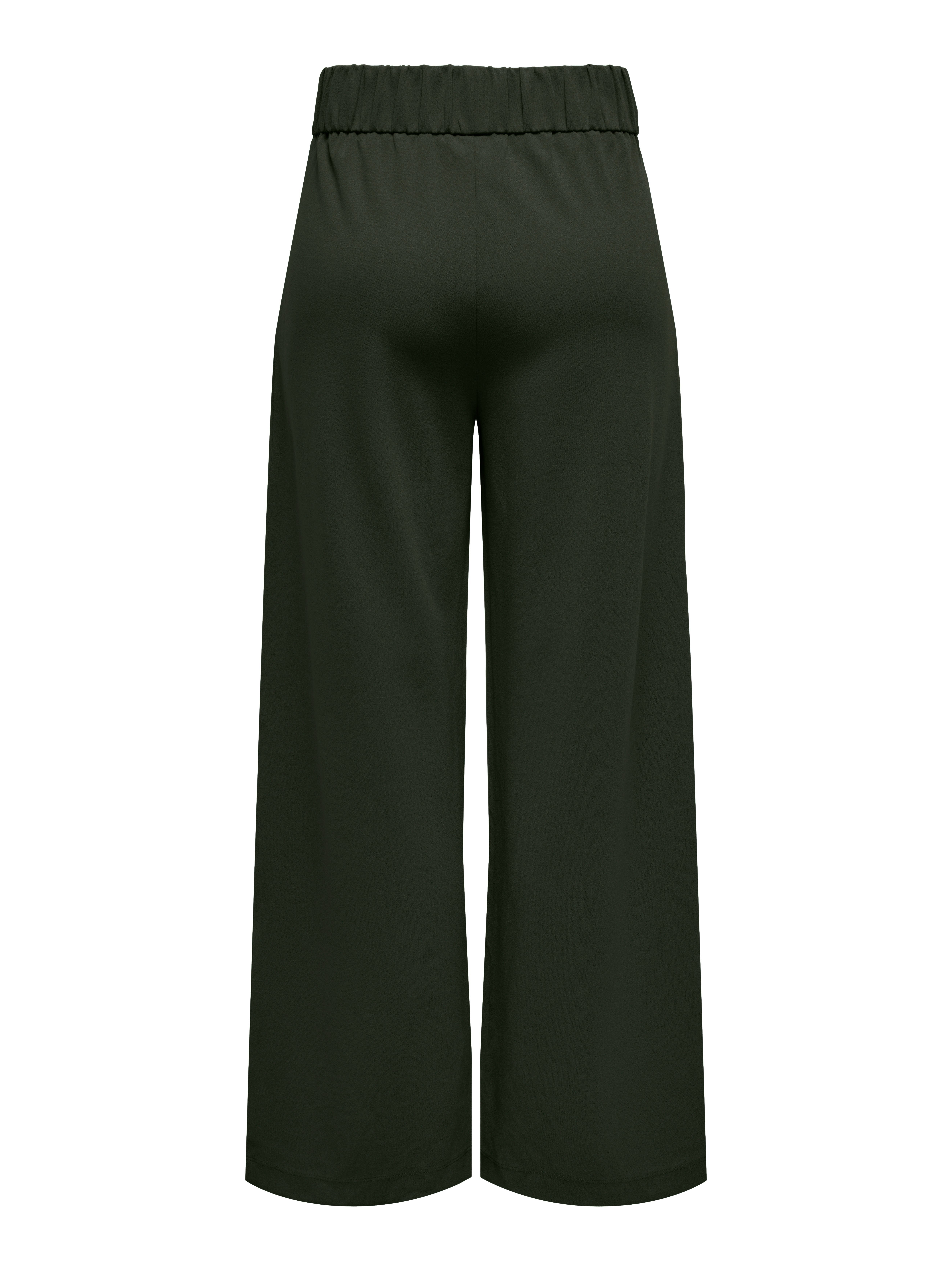 JDYGEGGO Hohe Taille Normal geschnitten Klassische Hose Peat