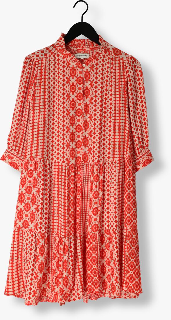 LOLLYS LAUNDRY rode lollys laundry mini jurk sabinell short dress