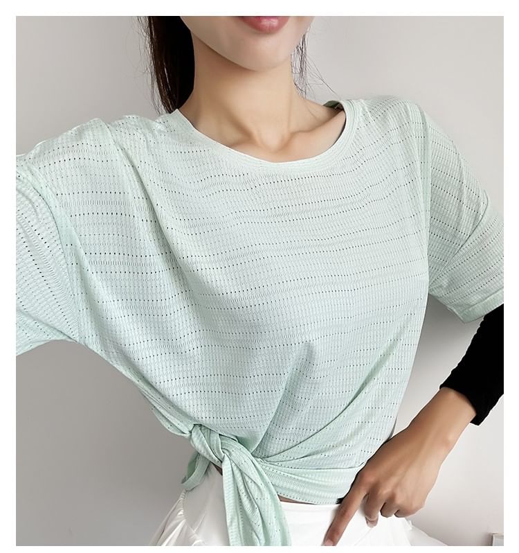 Engiko - Sport T-shirt met korte mouwen en ronde hals