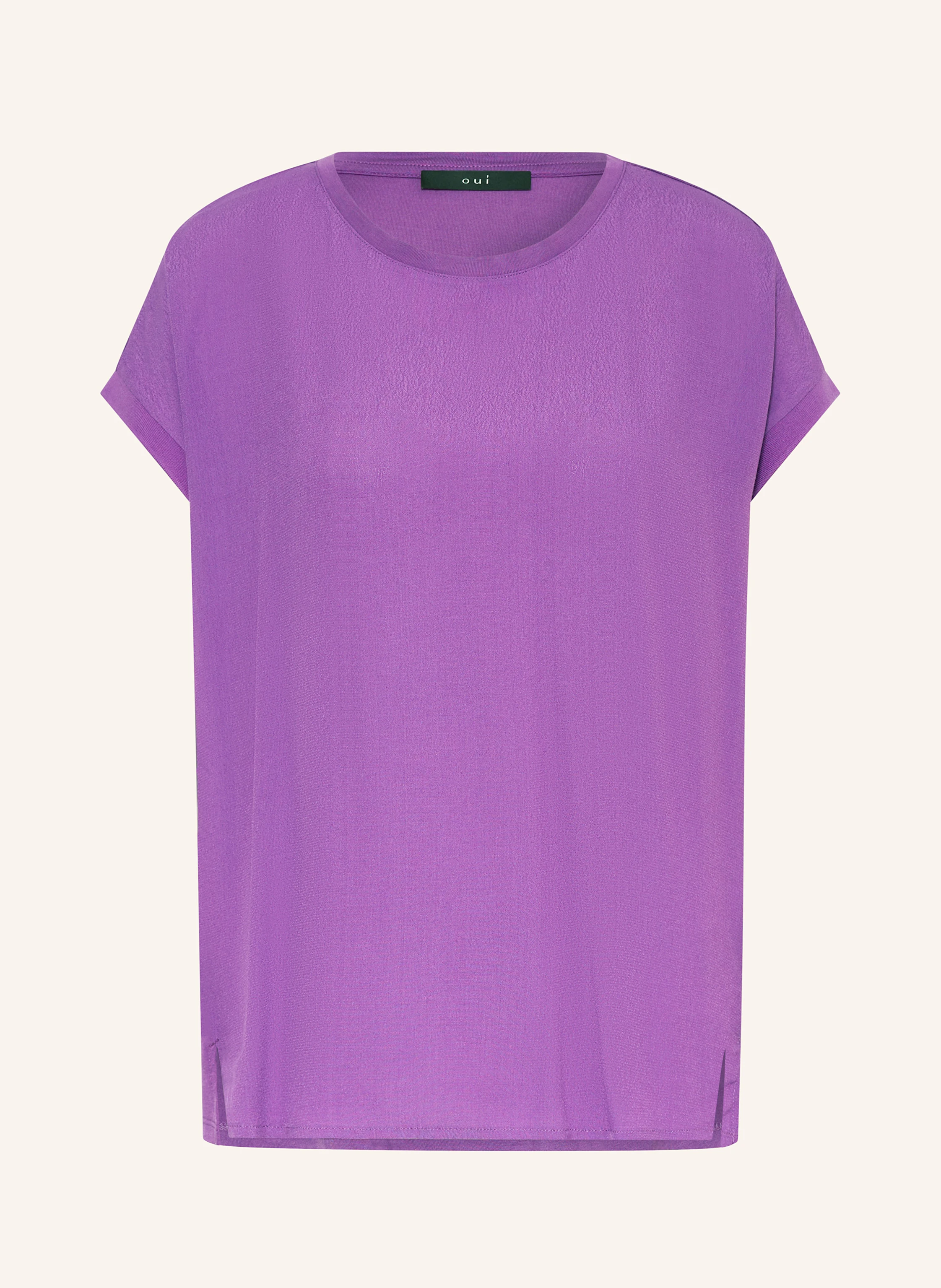 oui Blusenshirt im Materialmix