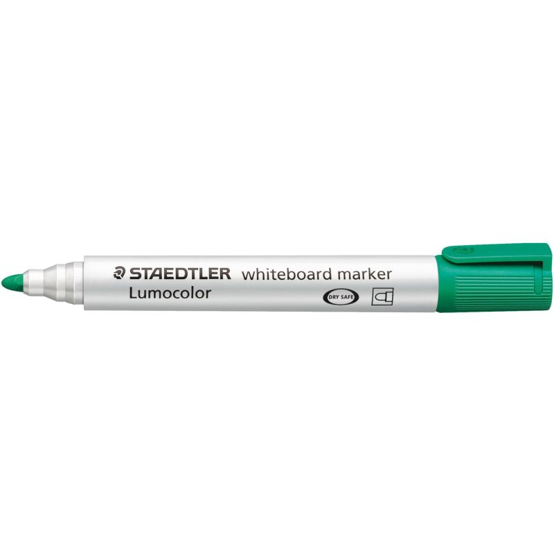 Marqueur effaçable rechargeable Staedtler Lumocolor 351 pointe ogive 2 mm - Pochette de 8