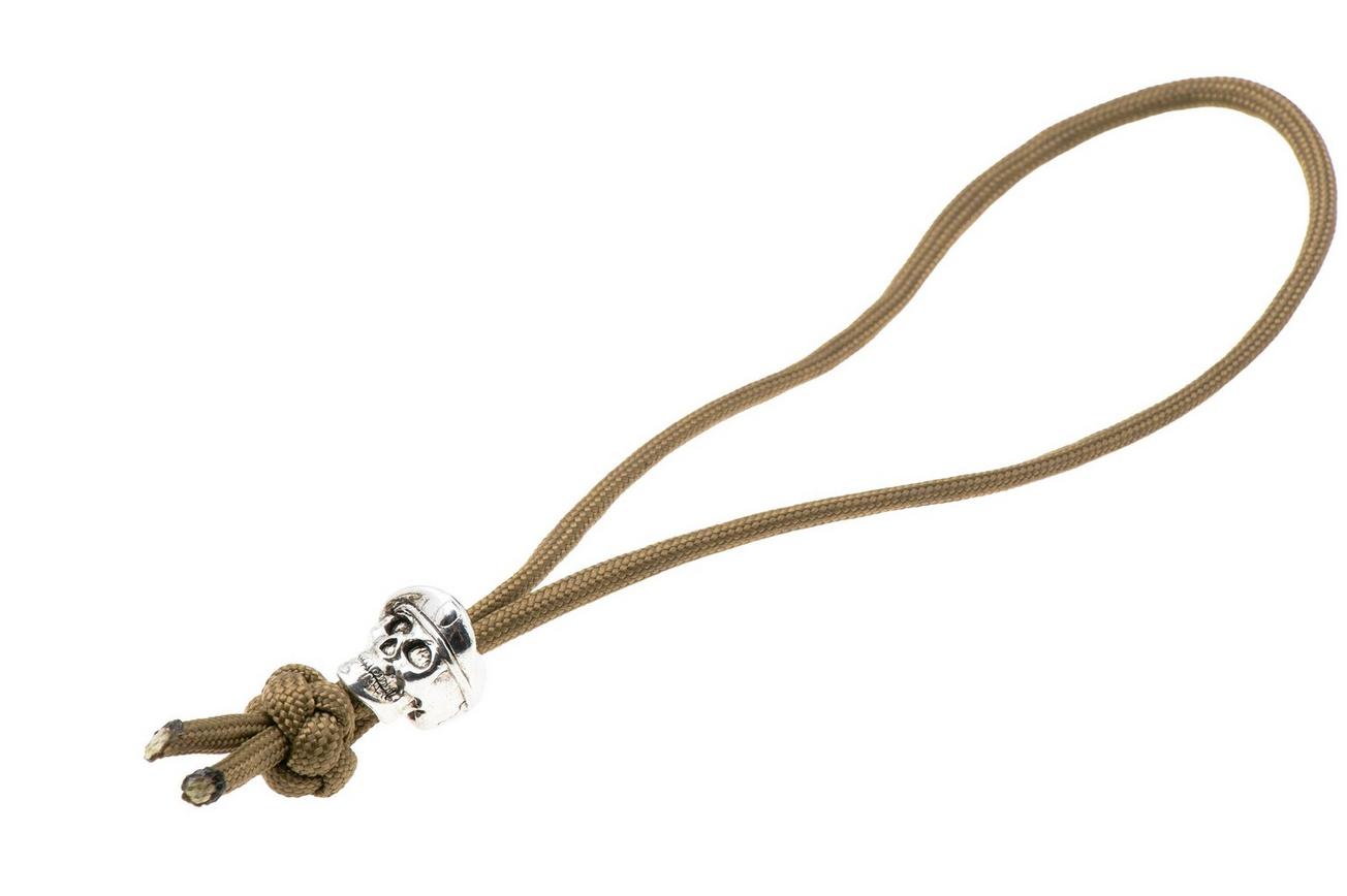 Spartan Blades Beret Skull Bead Coyote Paracord