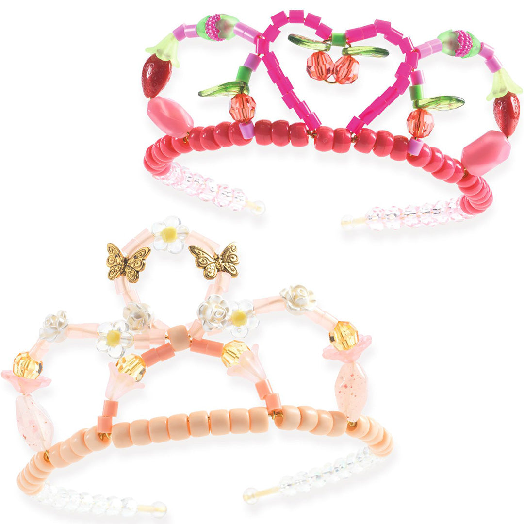 djeco knutselset tiara's - roze