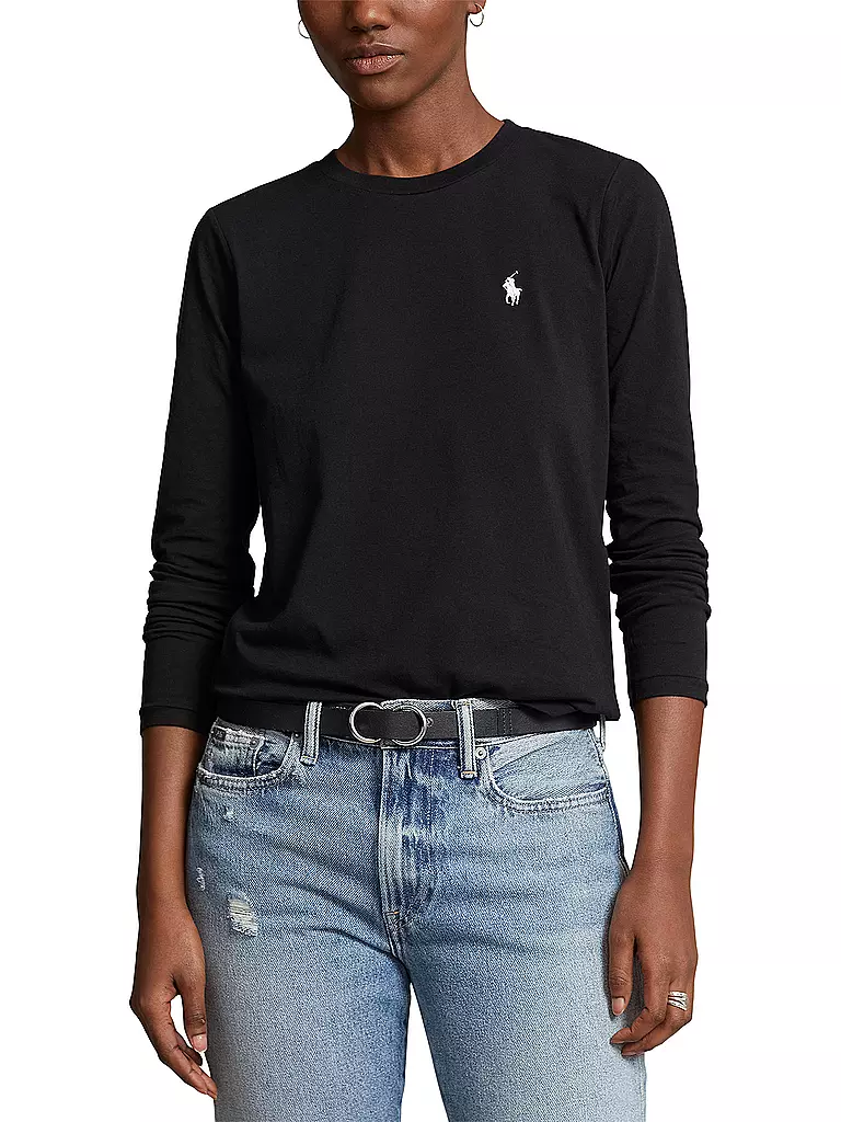 POLO RALPH LAUREN Langarmshirt schwarz