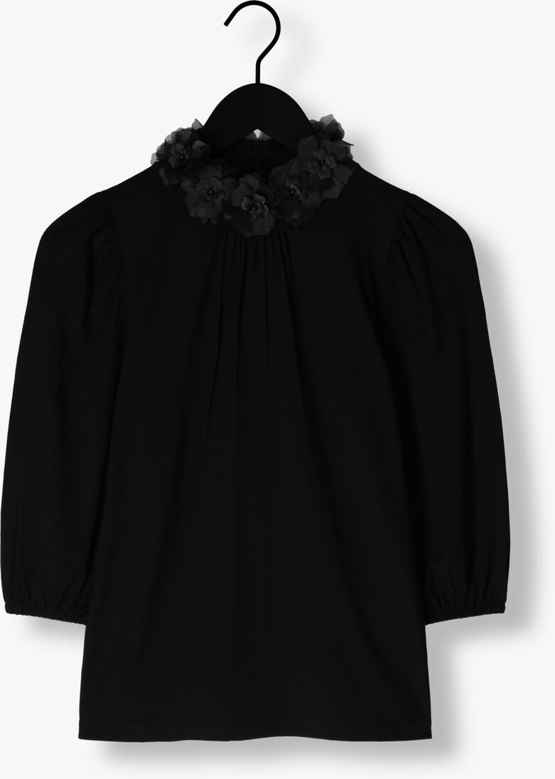 JANSEN AMSTERDAM zwarte jansen amsterdam blouse pip p23
