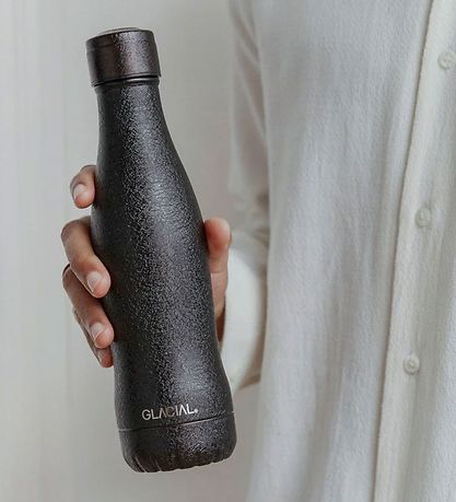 Glacial Thermoflasche - 400 ml - Real Black