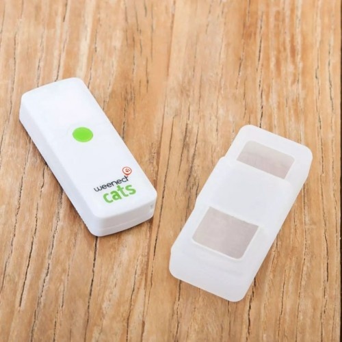 Rastreador GPS para gatos, branco