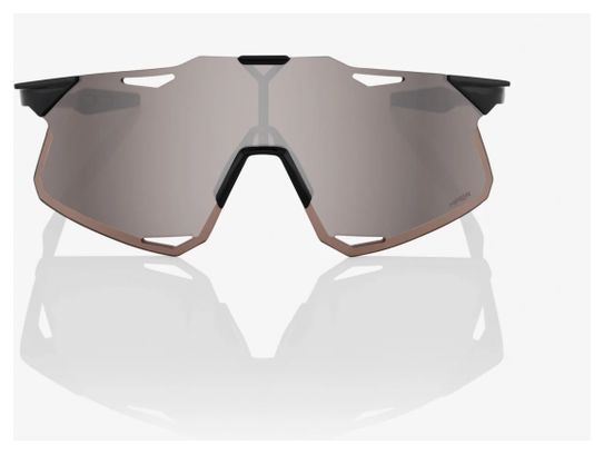Lunettes 100% Hypercraft - Gloss Noir - Verres Miroir argentée Hyper
