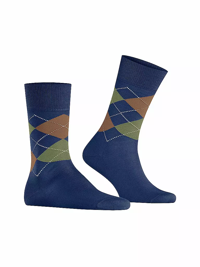 BURLINGTON Herren Socken MANCHESTER 40-46 nblue / pacific blau