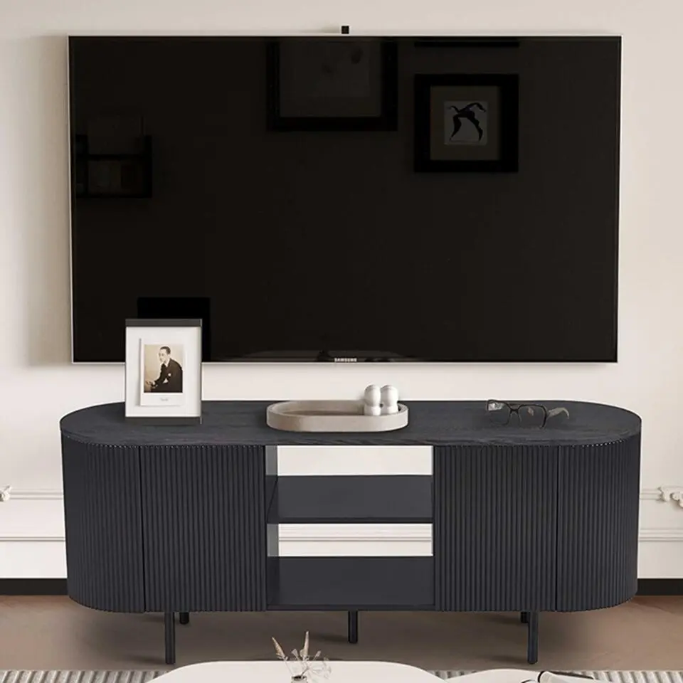 Rousseau tv-meubel Lagos - 140 x 40 x 58 cm - Donkerbruin