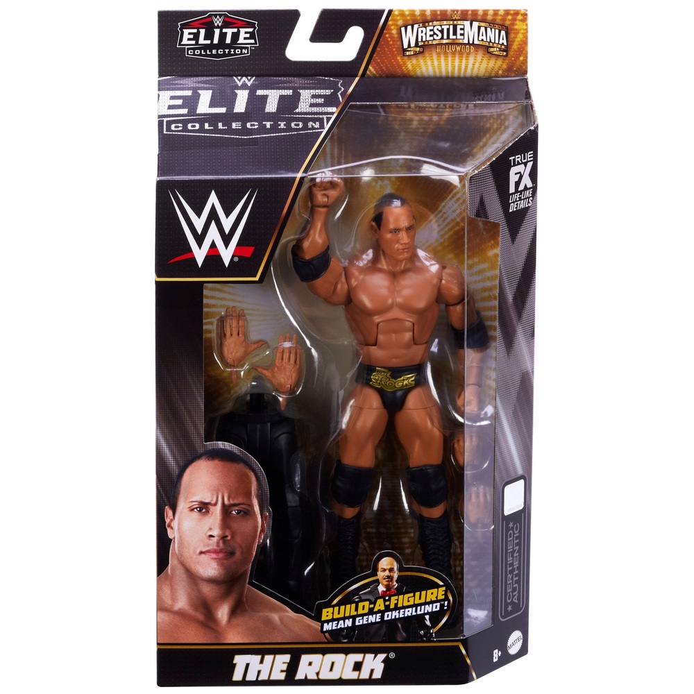 WWE WrestleMania Elite The Rock Actionfigur