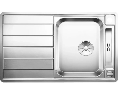 Blanco Axis III 45 S-IF spoelbak, 860 x 510 mm, roestvrij staal, satijnen afwerking, 522102
