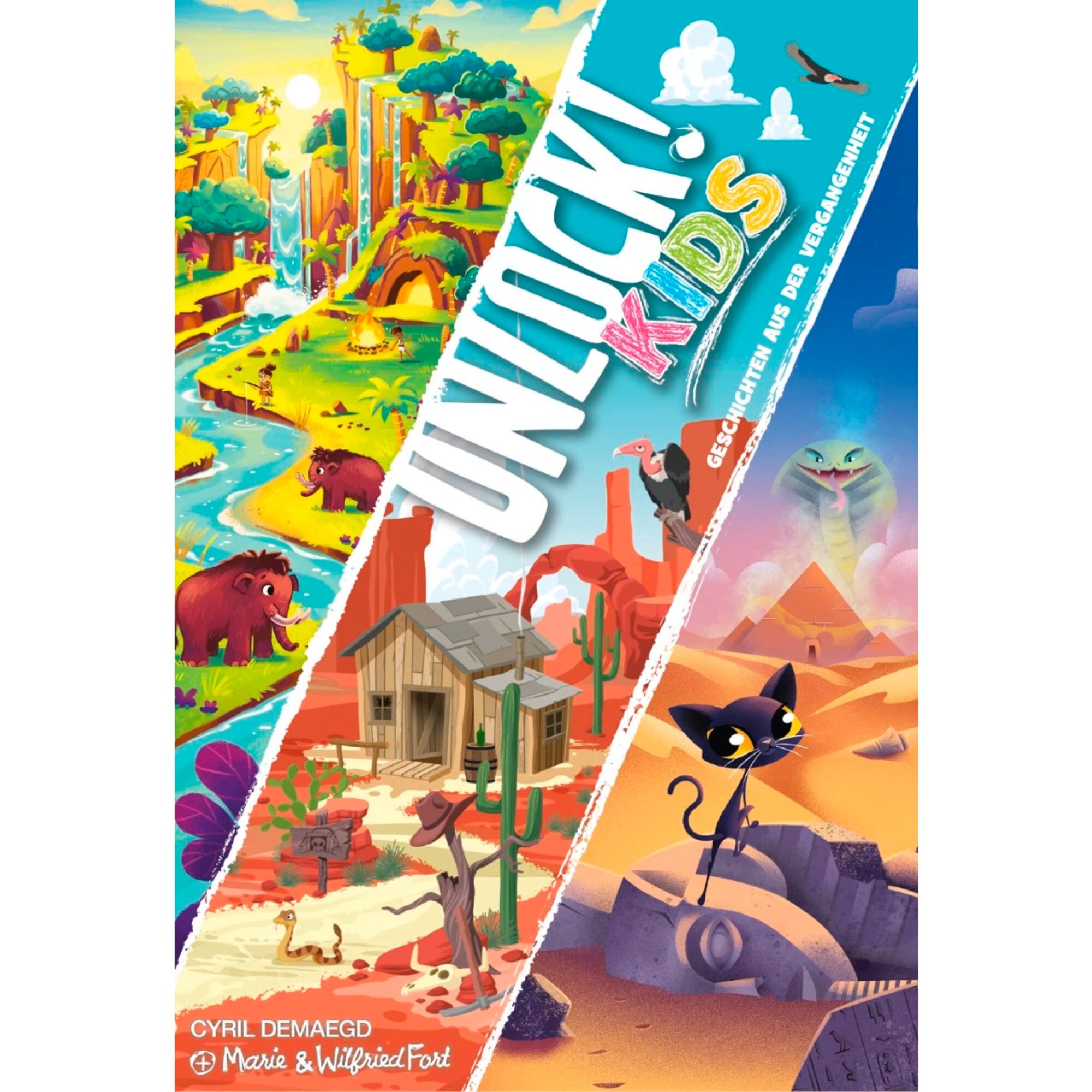 Asmodee Kartenspiel Unlock! Kids - Geschichten aus der Vergangenheit