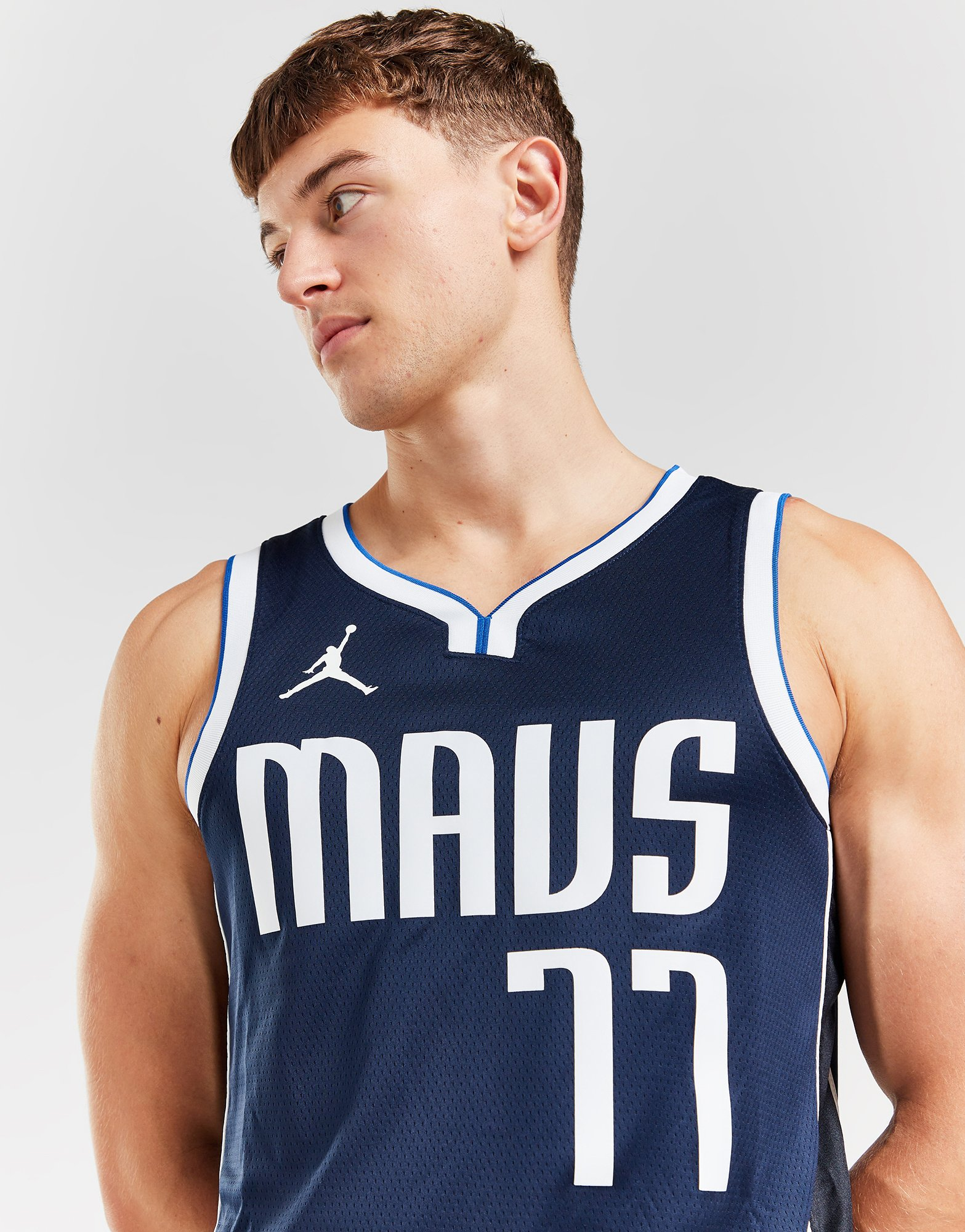 Jordan Maillot NBA Dallas Mavericks Doncic #77 Swingman Homme