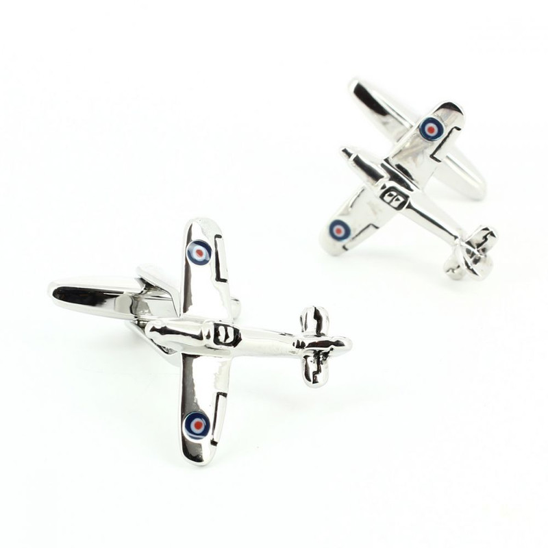 Boutons de manchette, avion de combat Hurricane
