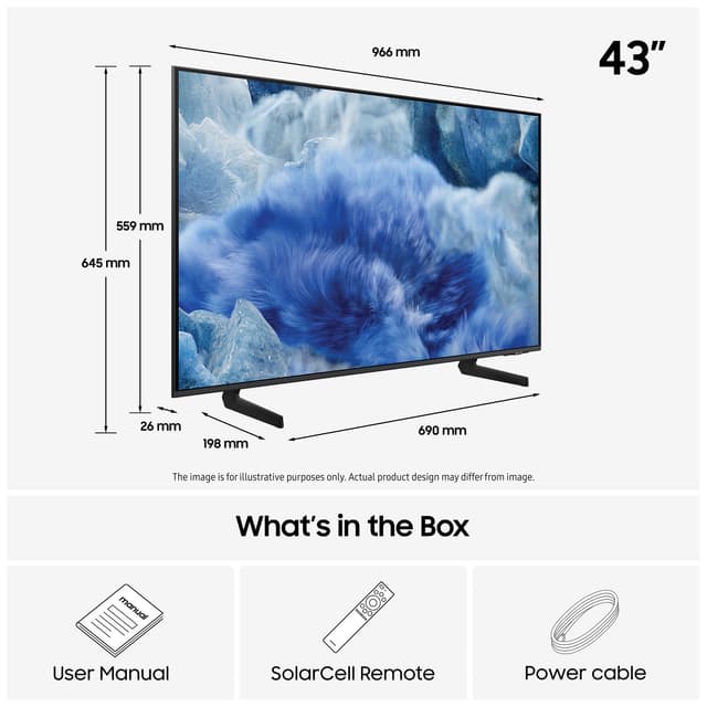 Samsung 43” Q8F 4K QLED Smart TV (2025)