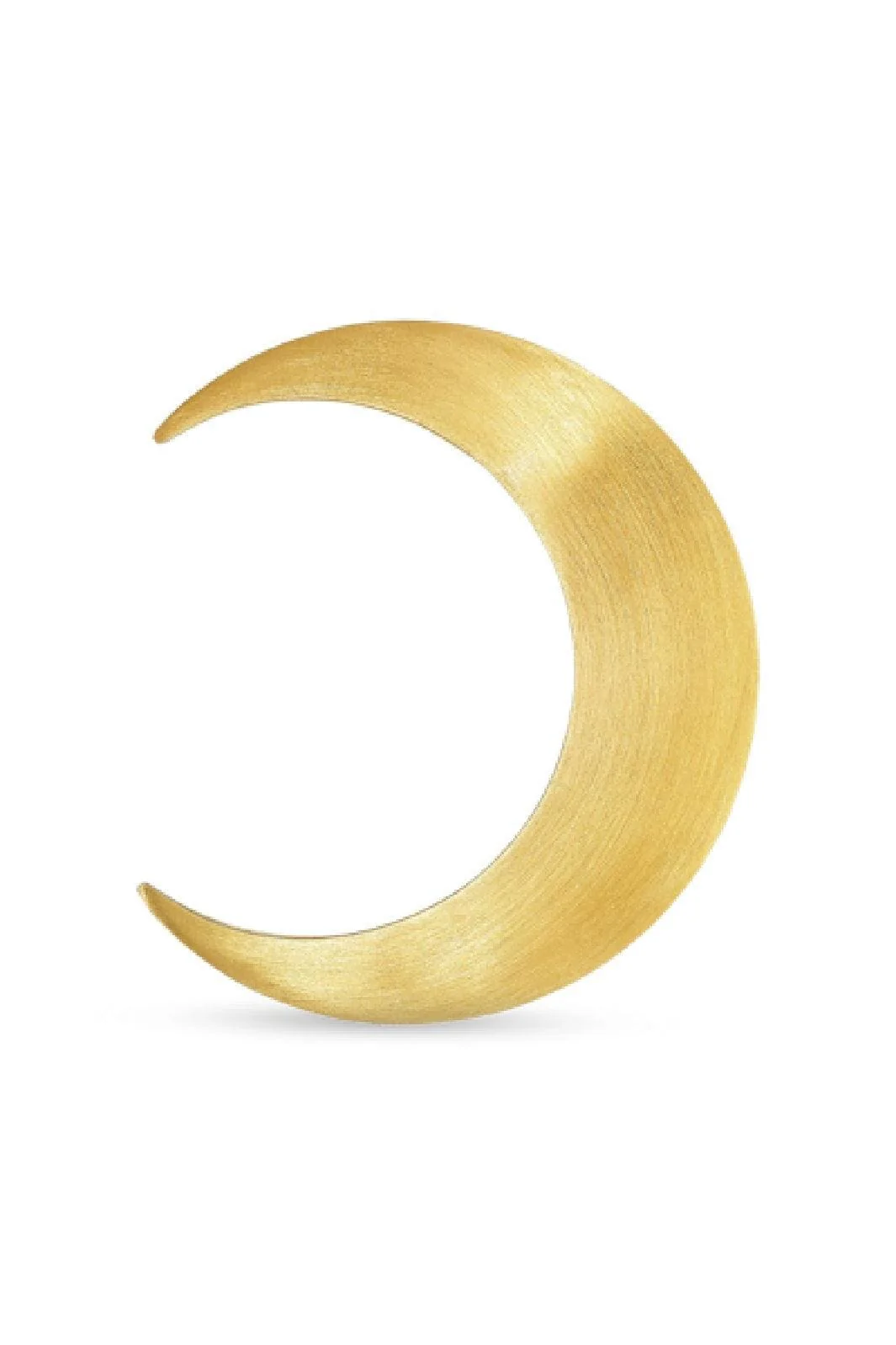 Jane Kønig Big Half Moon Stud Left