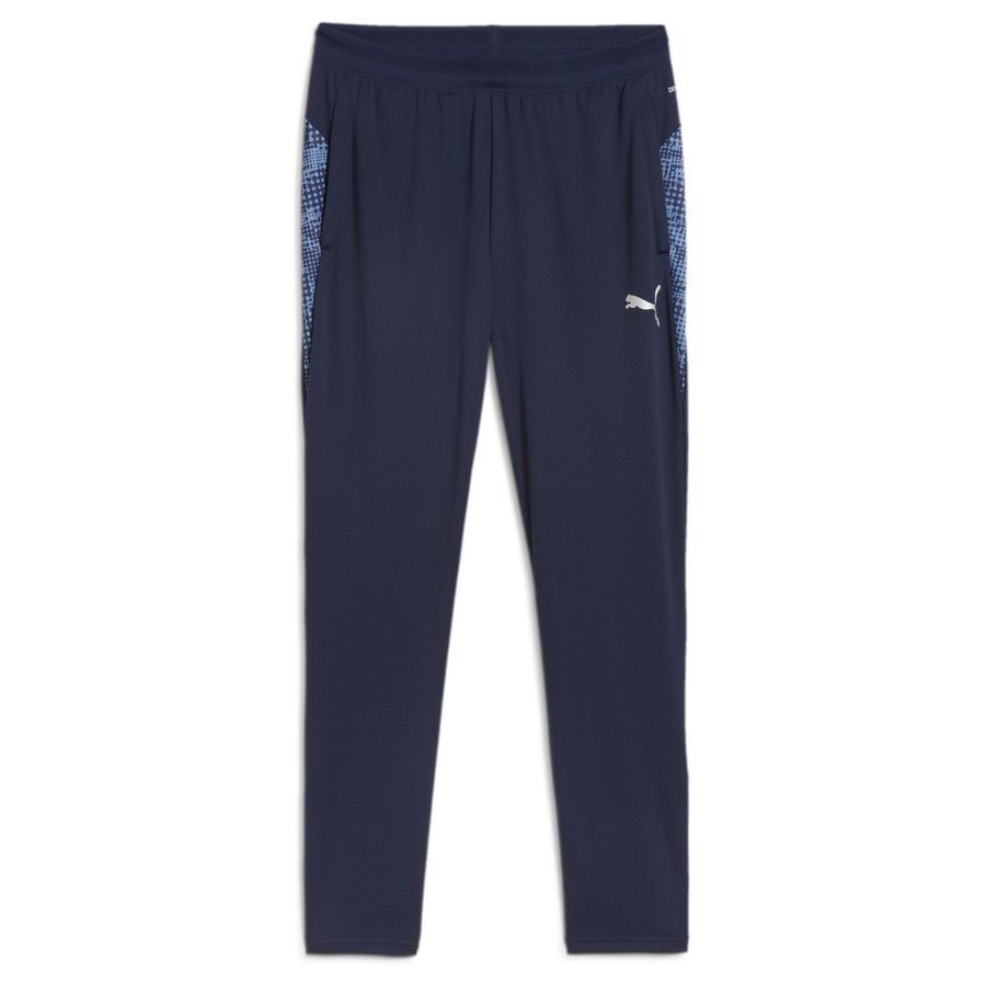 PUMA Bas de Survêtement teamCUP - PUMA Navy/Argenté/Bleu