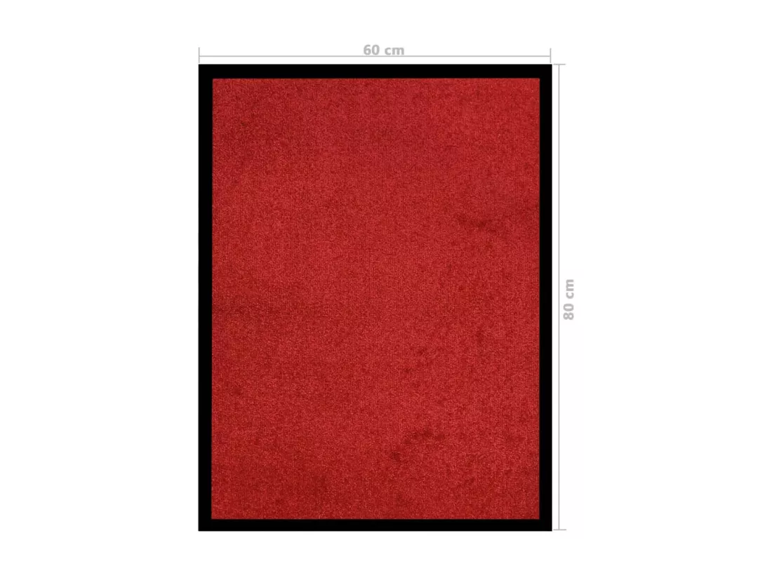 Paillasson Rouge 60x80 cm