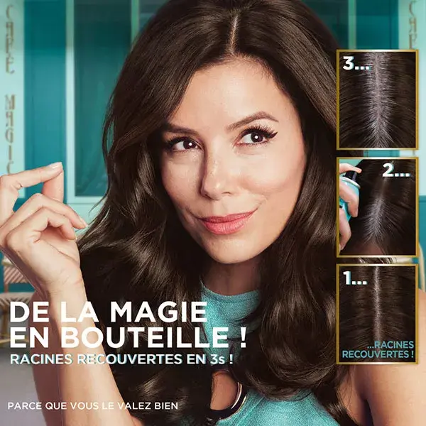 Spray retocador de raiz L'Oréal Paris Magic Retouch, castanho, 75ml