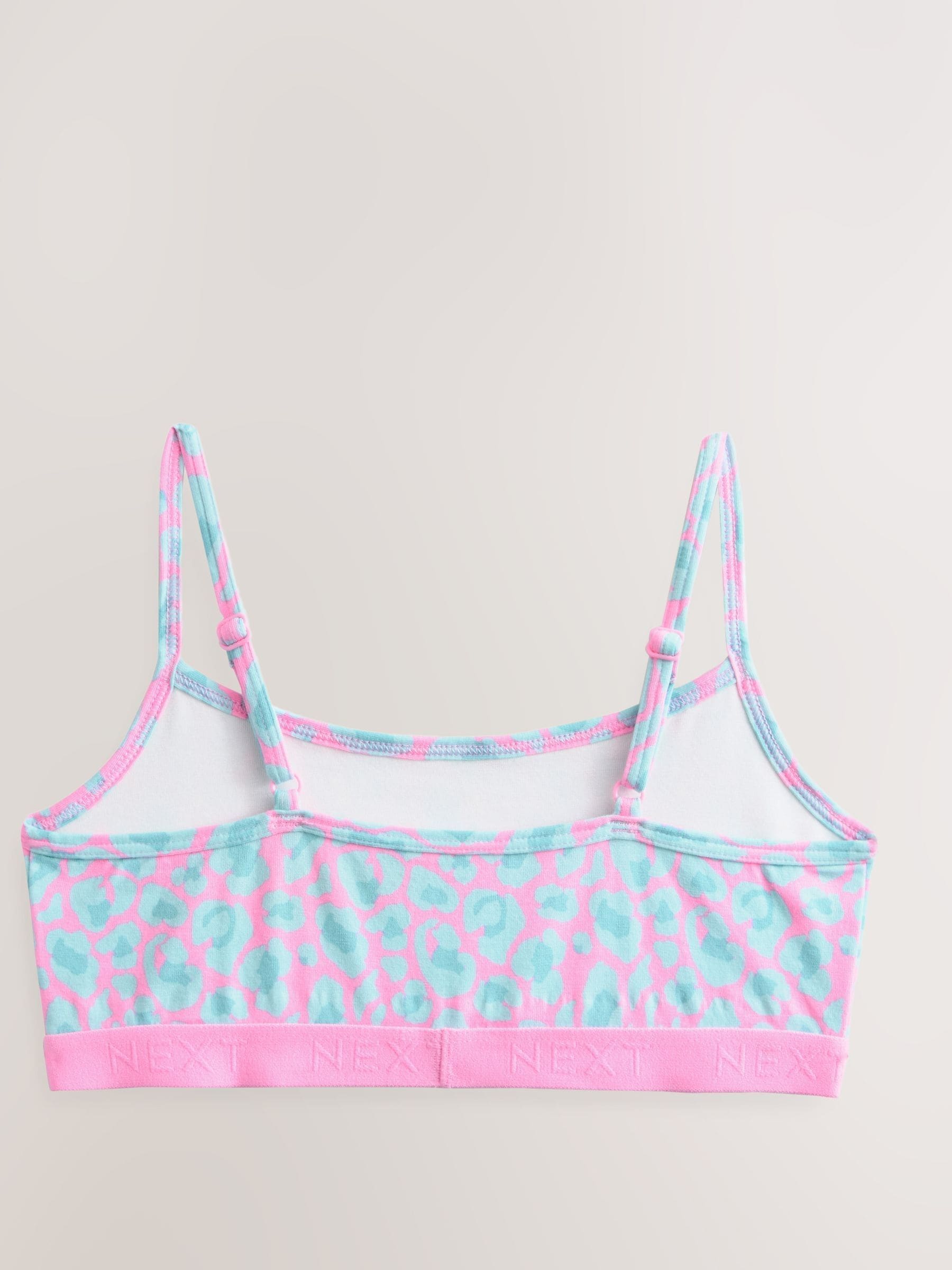 Roze/paars - Set van 3 crop tops (5-16 jr)