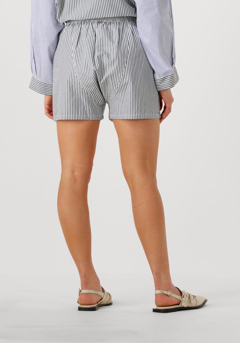 blauwe antik batik korte broek martin short
