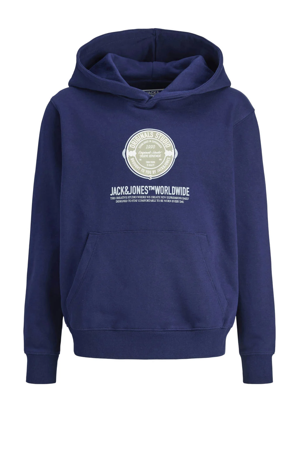 JACK & JONES JUNIOR hoodie donkerblauw