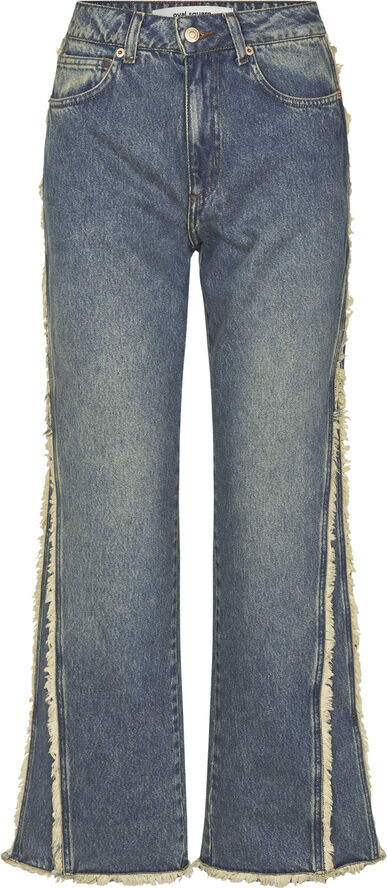 Oval Square River Split Jeans 0106 0106 vintage blue