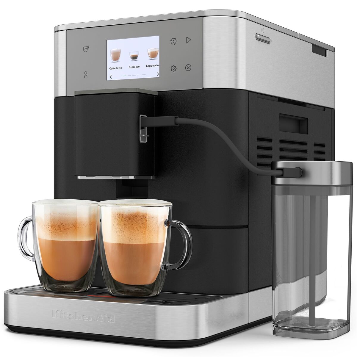 KF7 espressomaskin, cast iron black