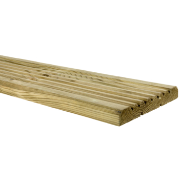 Vlonderplank grenenhout geschaafd ca. 1,9 x 14 cm, lengte ca. 180 cm
