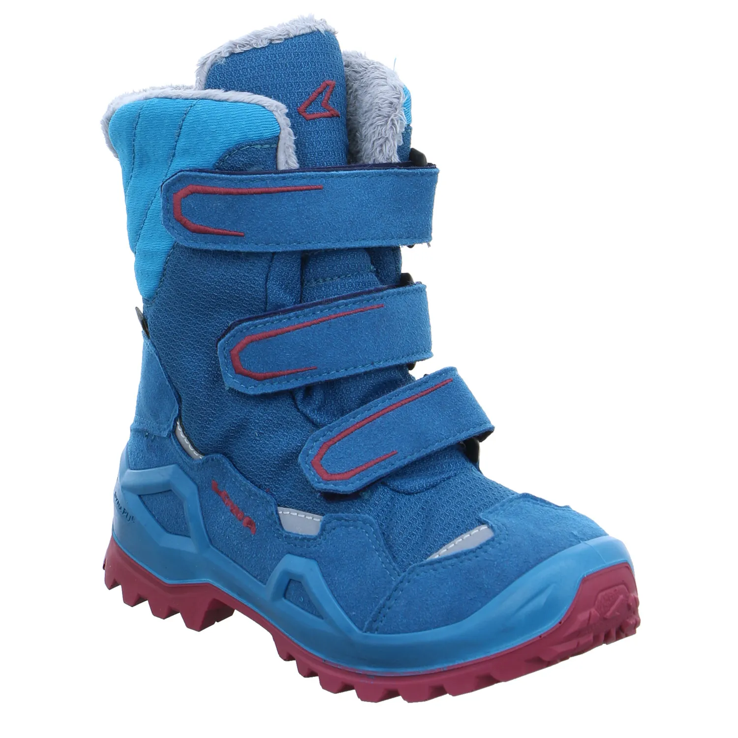 LOWA Mädchen-Snowboot Membrane Türkis Textil  Winterstiefel