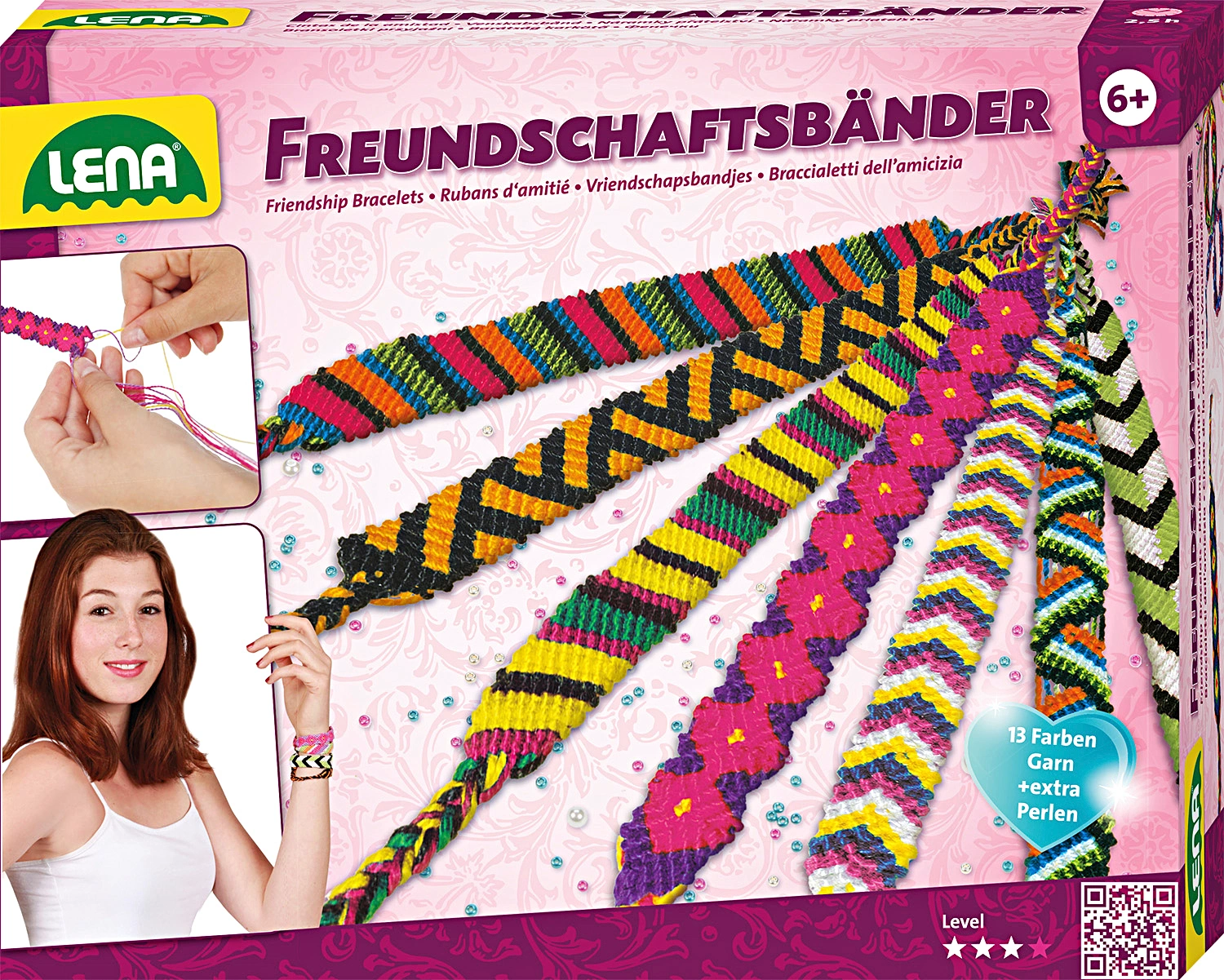 LENA® Freundschaftsbänder in 13 verschiedenen Farben