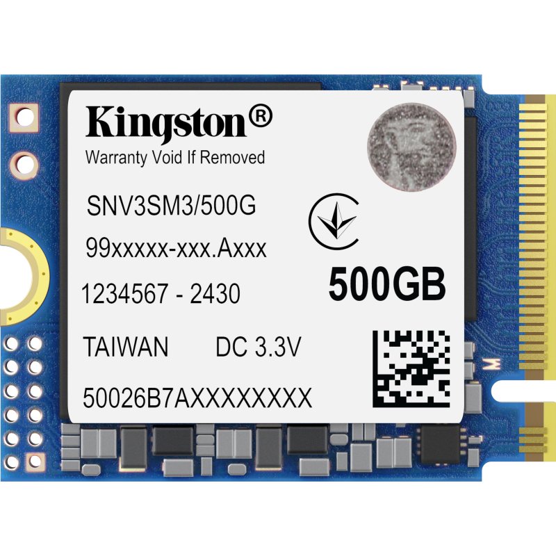 Kingston Technology 500G NV3 M.2 2230 NVMe SSD