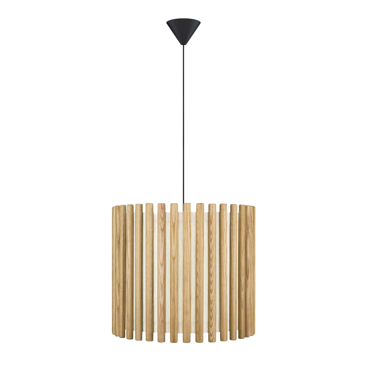 Hanglamp Komorebi medium Naturel eiken