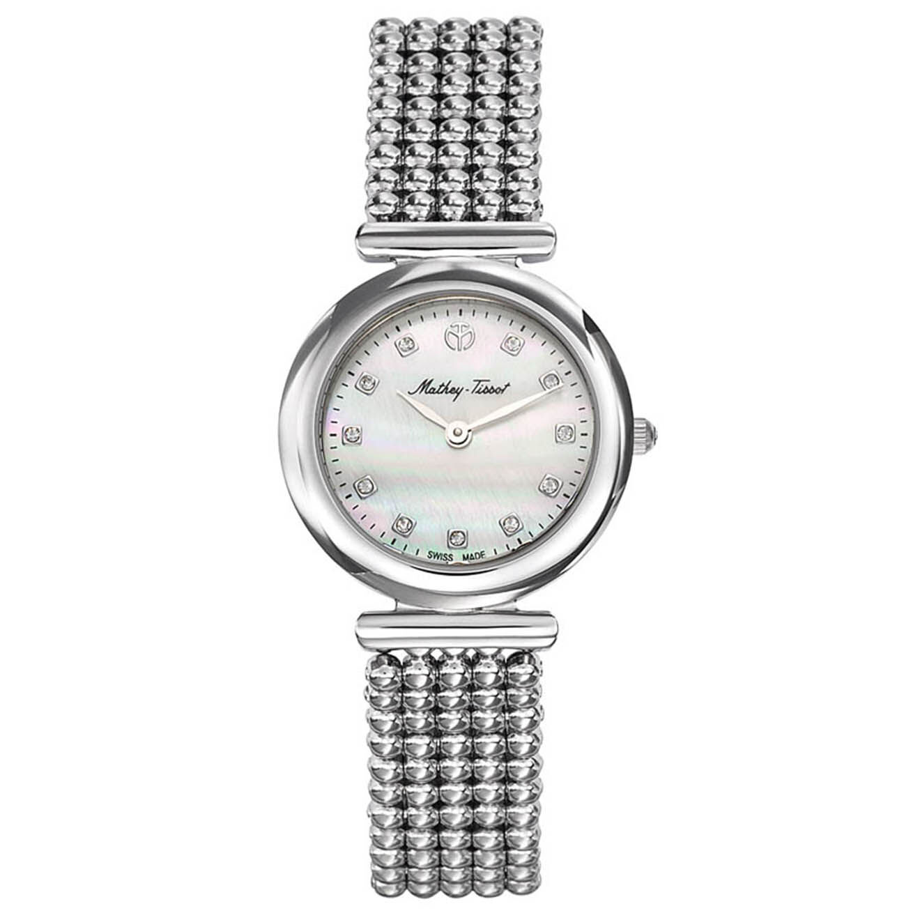 Mathey-Tissot Montre Femme Quartz en Acier Allure argentée