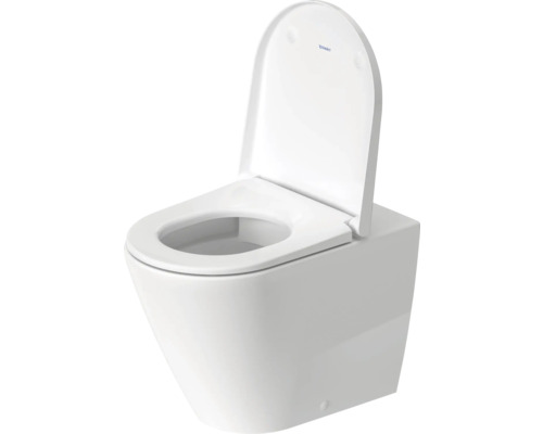 DURAVIT D-Neo staande wc, diepe spoeling, open rand, glanzend wit, zonder toiletzitting, 2003090000