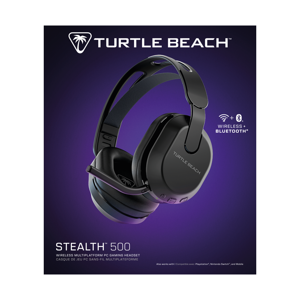 Turtle Beach - Stealth 500 PC Wireless Gaming Headset - Black
