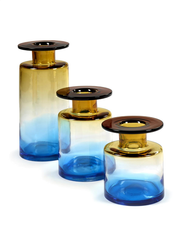Serax Wind & Fire by Marie Michielssen vaas small amber/zwart